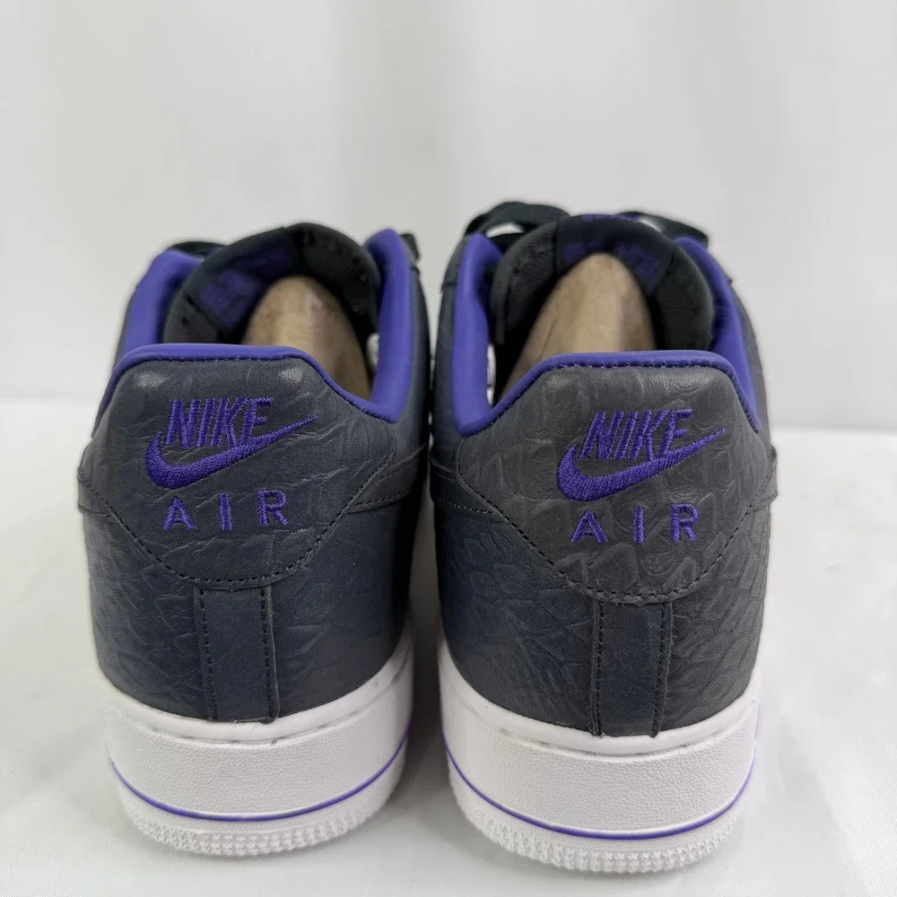 Nike Air Force 1‎ Low Premium Anthracite Court Purple 318775-021 Mens 12